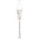 Primitive Planters Macramé Wall Hanger - Small White