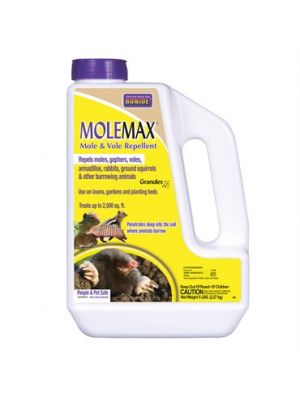 Bonide MoleMax Mole & Vole Repellent 5LB Granular Shaker Jug