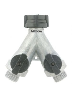 Gilmour Metal Shut-Off Valve Dual