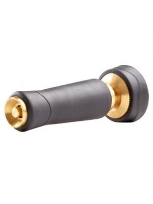 Gilmour Full Size Brass Twist Nozzle with Rubber Grip