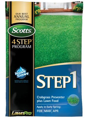 Scotts Step 1 Crabgrass Preventer Plus Lawn Food 15K