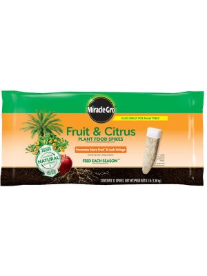 Miracle-Gro Fruit & Citrus Tree Fertilizer Spikes