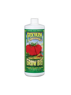 Fox Farm Grow Big Extra Strength Liquid Plant Food 6-4-4 1 QT Con.