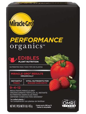 Miracle-Gro Performance Organics Edibles Plant Nutrition 1 LB.
