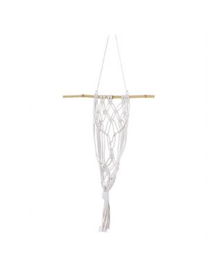 Primitive Planters Macramé Wall Hanger - Large White
