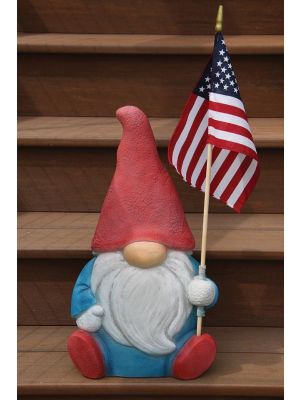 Flag Garden Gnome 21