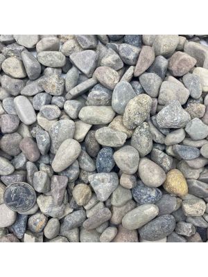 Mixed Grey Peastone (Per Yard)