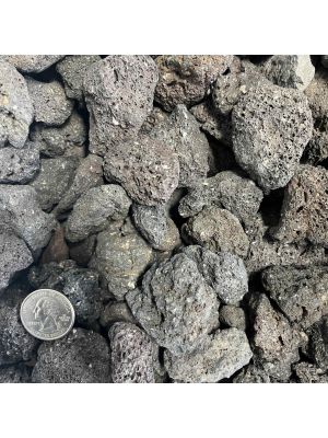 Lava Rock Black 3/4-1.5