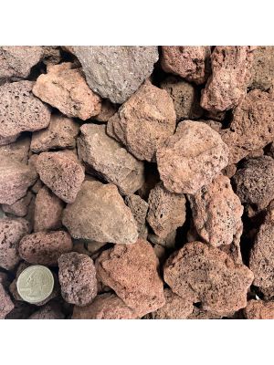 Lava Rock Red 3/4-1.5