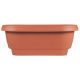 Bloem Classic Oval Deck Rail Planter Terra Cotta 24